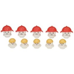 Mobilo - Faces 5 x Fireman & 5 xChildren