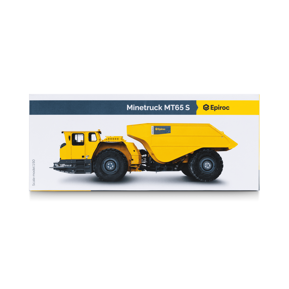 Epiroc Underground Mining Dump Truck Minetruck MT65 S - Scale 1:50