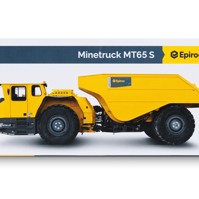 Epiroc Underground Mining Dump Truck Minetruck MT65 S - Scale 1:50