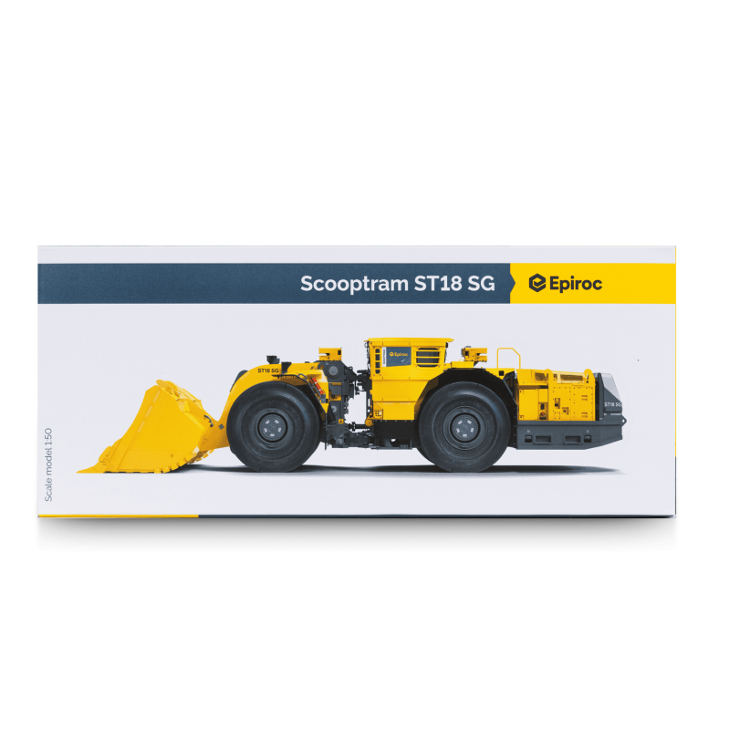 Epiroc Underground Mining Loader Scooptram ST18S - Scale 1:50
