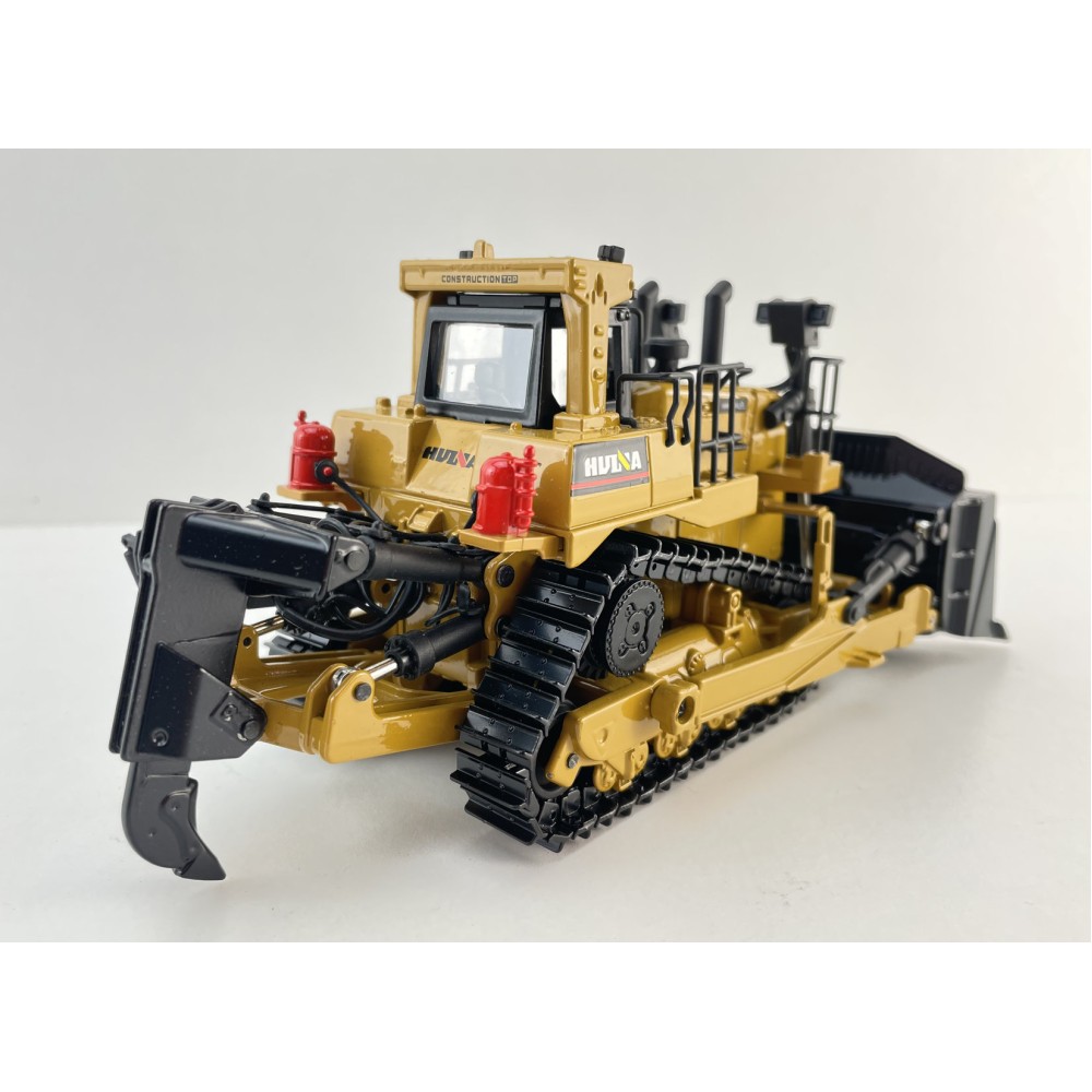 Huina 1700 Large Track Type Tractor Dozer with Ripper Diecast Scale 1:50