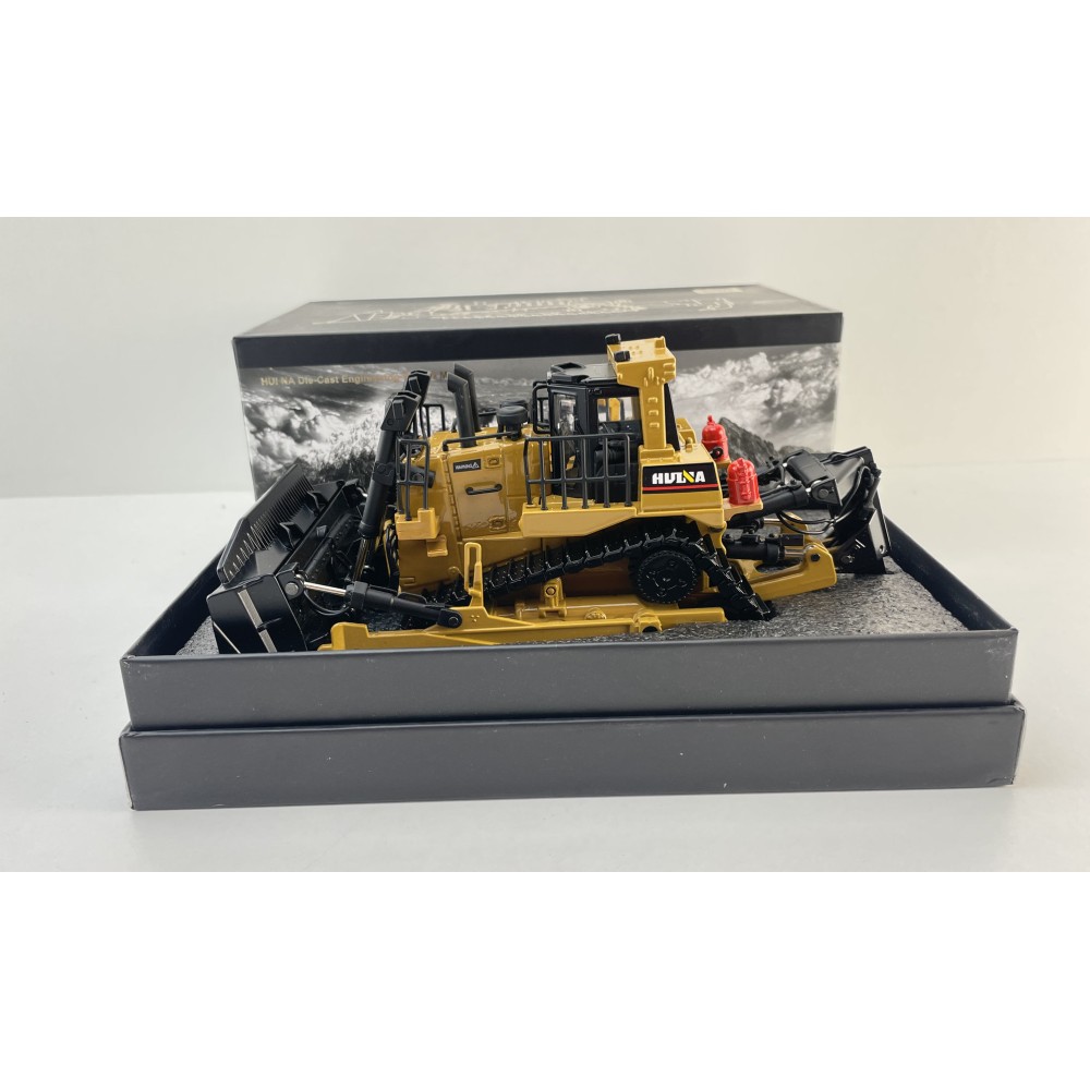 Huina 1700 Large Track Type Tractor Dozer with Ripper Diecast Scale 1:50