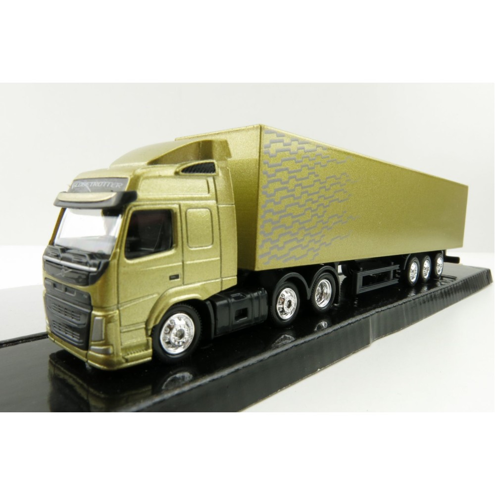 Motorart 300042 - Volvo FM 6x2 truck with Box Trailer Gold - Scale 1:87