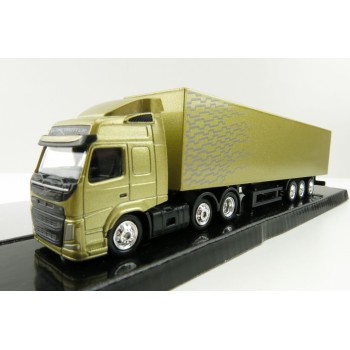 Motorart 300042 - Volvo FM 6x2 truck with Box Trailer Gold - Scale 1:87