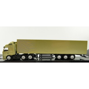 Motorart 300042 - Volvo FM 6x2 truck with Box Trailer Gold - Scale 1:87
