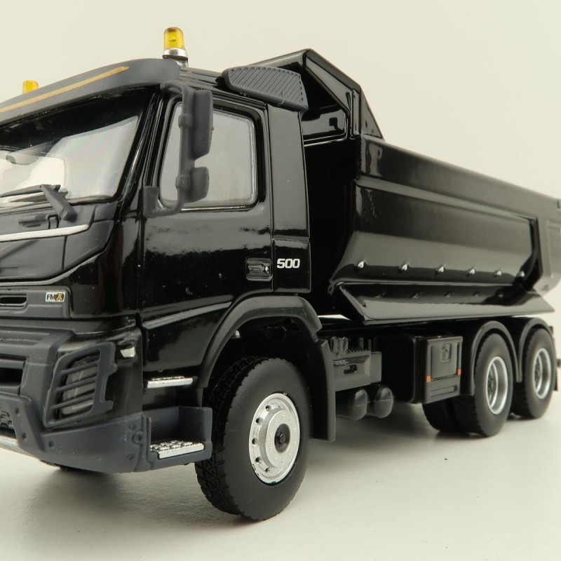 Motorart 300089 - Volvo FMX 6x4 Tipper Dump Truck Black Limited Edition - Scale 1:50