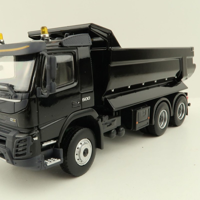 Motorart 300089 - Volvo FMX 6x4 Tipper Dump Truck Black Limited Edition - Scale 1:50