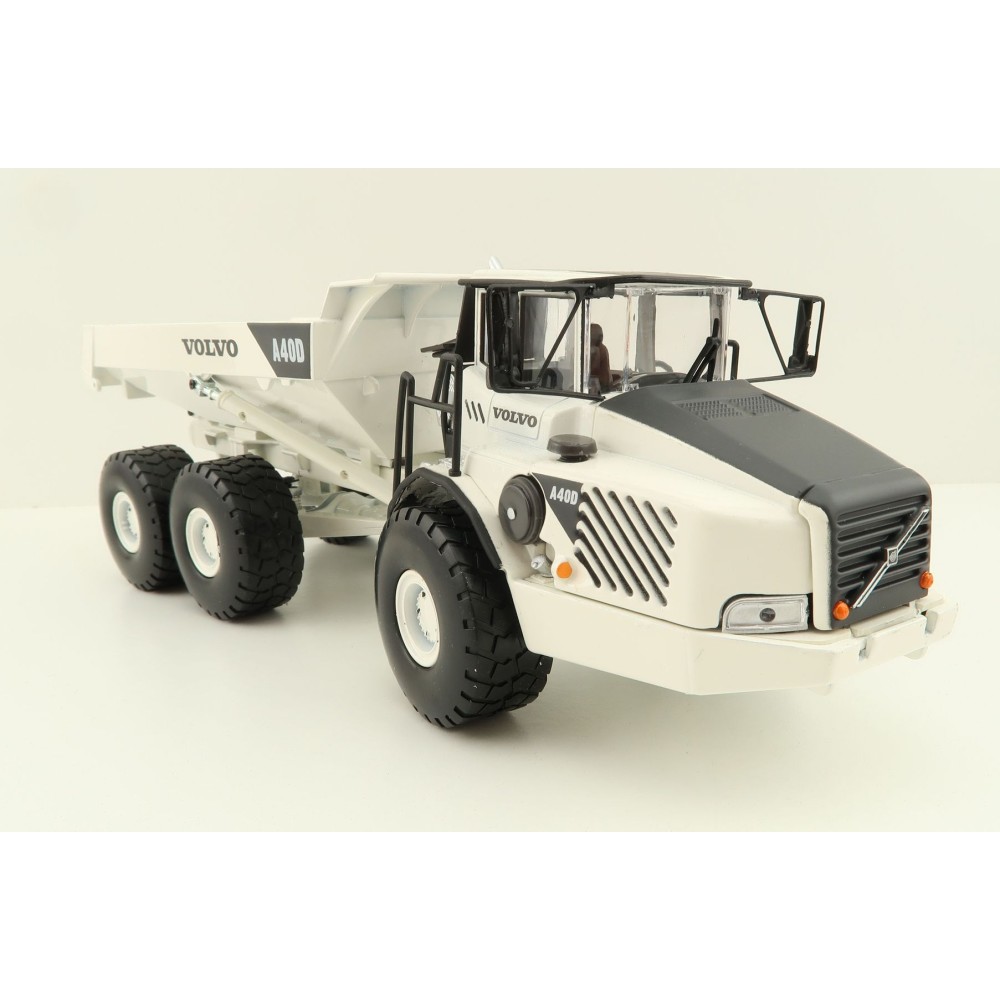 Motorart 300092 - Volvo A 40 D Articulated Moxy Dump Truck White Limited Edition - Scale 1:50