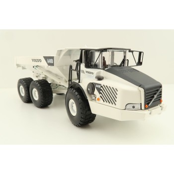 Motorart 300092 - Volvo A 40 D Articulated Moxy Dump Truck White Limited Edition - Scale 1:50
