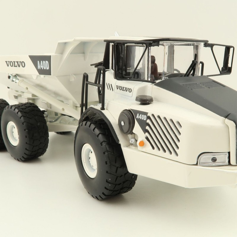 Motorart 300092 - Volvo A 40 D Articulated Moxy Dump Truck White Limited Edition - Scale 1:50