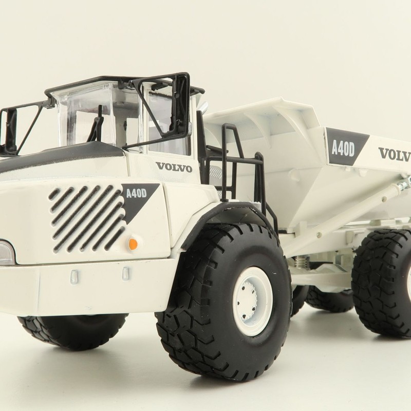 Motorart 300092 - Volvo A 40 D Articulated Moxy Dump Truck White Limited Edition - Scale 1:50