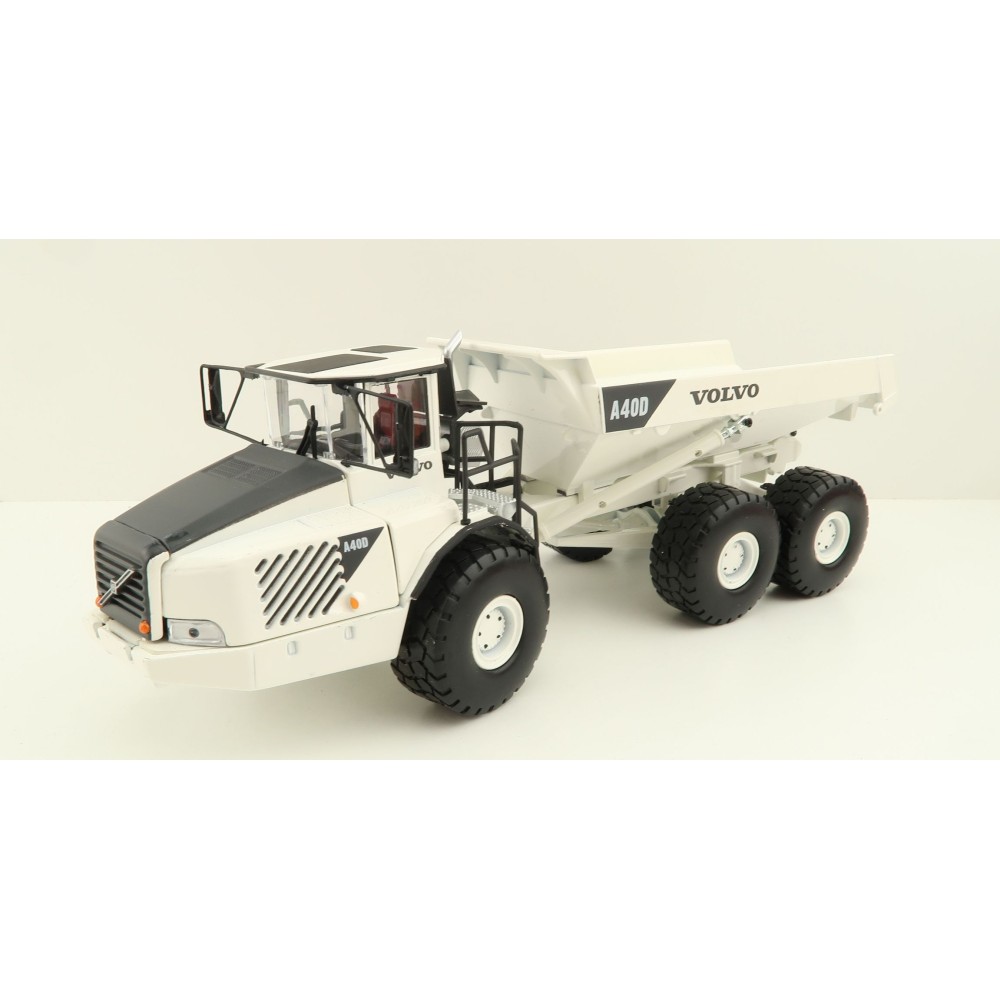 Motorart 300092 - Volvo A 40 D Articulated Moxy Dump Truck White Limited Edition - Scale 1:50