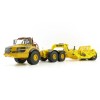 Motorart Volvo A45GFS Truck with K-Tec 1237ADT Scraper Trailer  - Scale 1:50