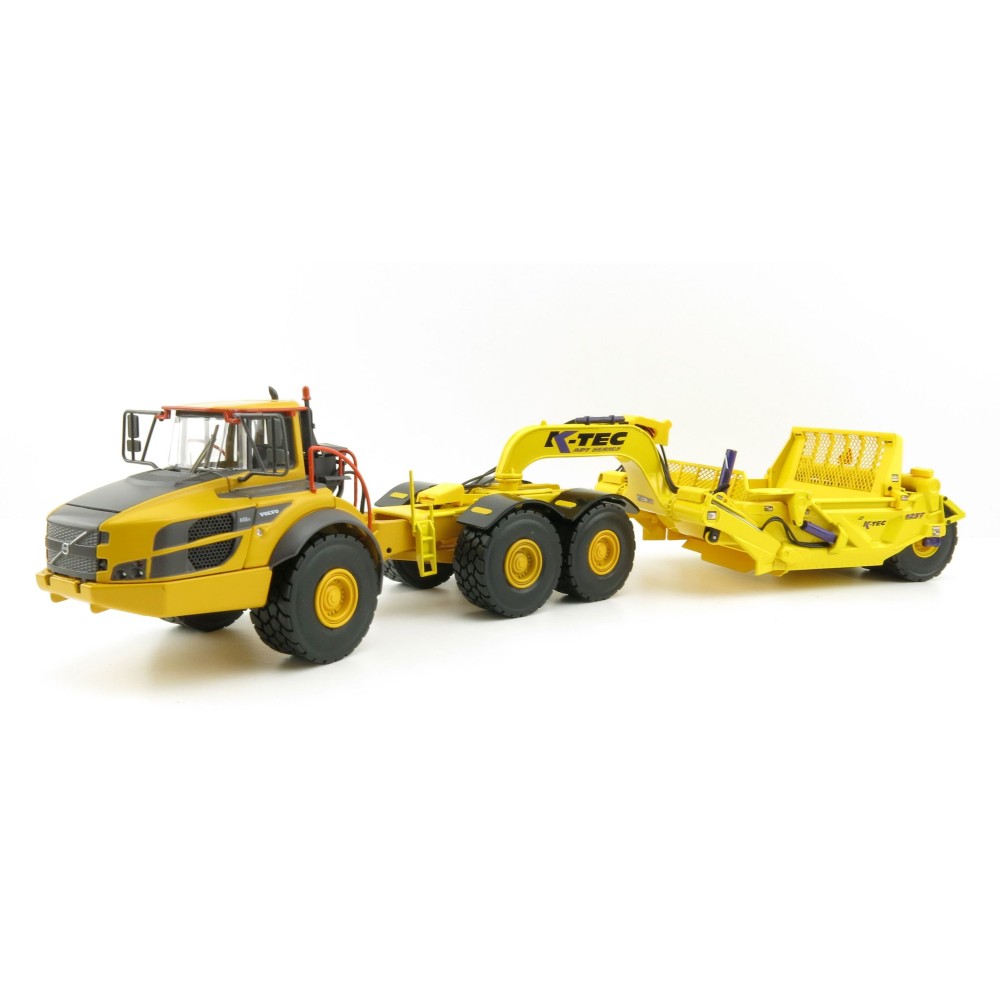 Motorart Volvo A45GFS Truck with K-Tec 1237ADT Scraper Trailer  - Scale 1:50