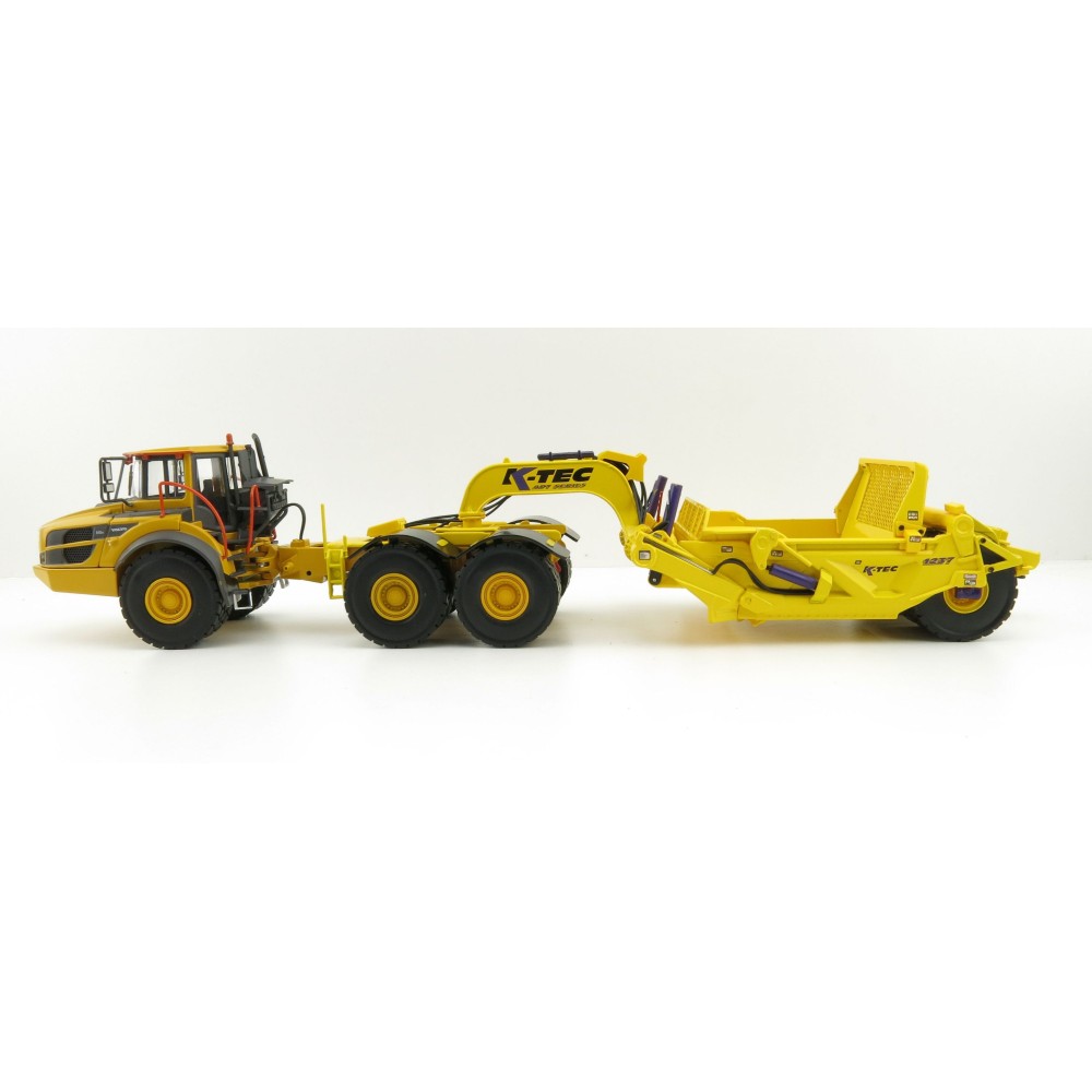 Motorart Volvo A45GFS Truck with K-Tec 1237ADT Scraper Trailer  - Scale 1:50