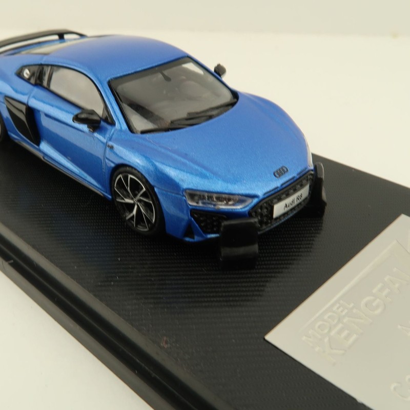 Keng Fai - Audi R8 Coupe Performance V10 2021 Blue Metallic - Scale 1:64
