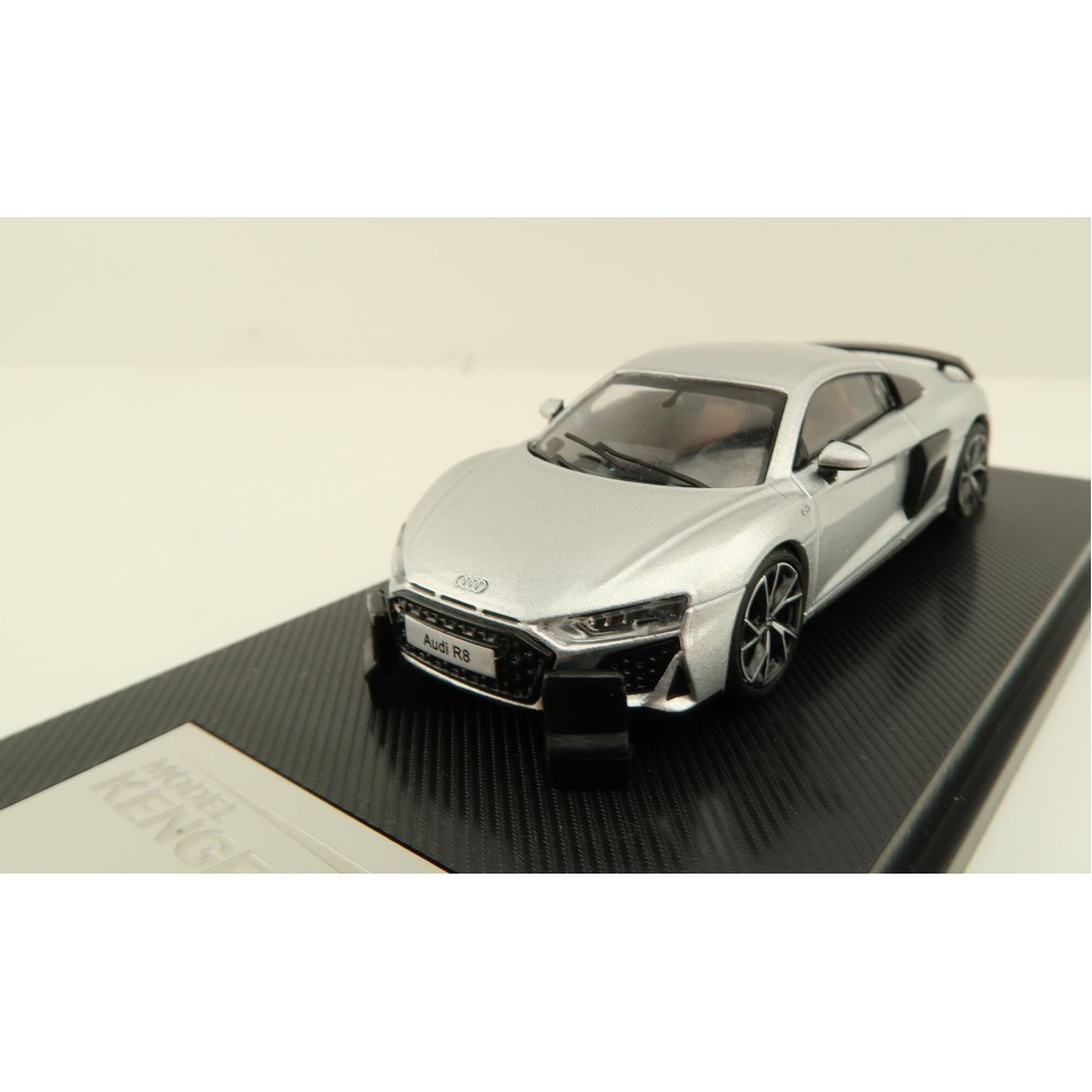 Keng Fai - Audi R8 Coupe Performance V10 2021 Silver Metallic - Scale 1:64