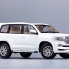 Keng Fai - Toyota Land Cruiser SUV 2020 Right Hand Drive RHD White - Scale 1:18