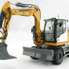 NZG 1000 LIEBHERR A910 COMPACT LITRONIC Hydraulic Mobile Wheeled Excavator - Scale 1:50