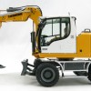 NZG 1000 LIEBHERR A910 COMPACT LITRONIC Hydraulic Mobile Wheeled Excavator - Scale 1:50