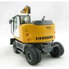 NZG 1000 LIEBHERR A910 COMPACT LITRONIC Hydraulic Mobile Wheeled Excavator - Scale 1:50