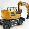 NZG 1000 LIEBHERR A910 COMPACT LITRONIC Hydraulic Mobile Wheeled Excavator - Scale 1:50