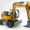 NZG 1000 LIEBHERR A910 COMPACT LITRONIC Hydraulic Mobile Wheeled Excavator - Scale 1:50