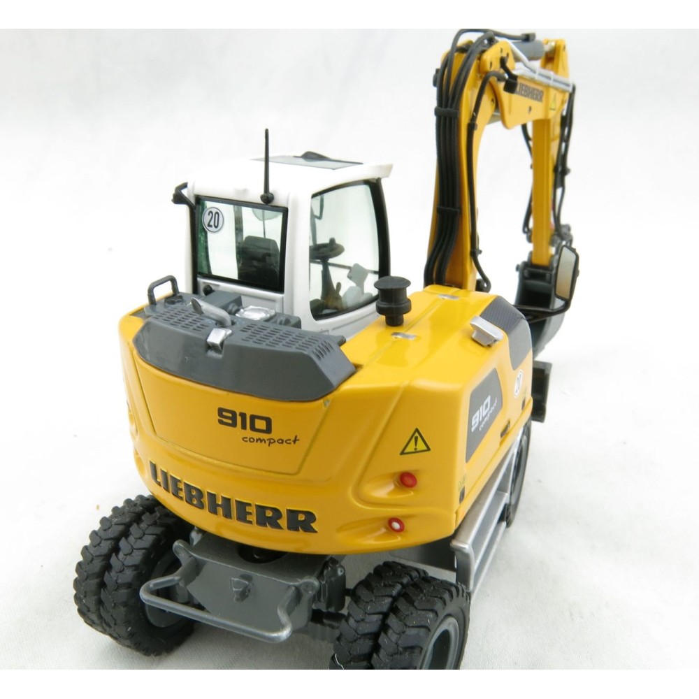 NZG 1000 LIEBHERR A910 COMPACT LITRONIC Hydraulic Mobile Wheeled Excavator - Scale 1:50