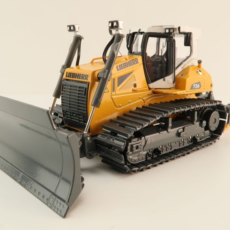 NZG 10101 Liebherr PR 736 G8 Litronic Crawler Tractor with Ripper New 2023 - Scale 1:50 