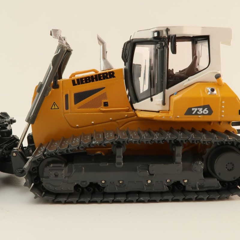 NZG 10101 Liebherr PR 736 G8 Litronic Crawler Tractor with Ripper New 2023 - Scale 1:50 