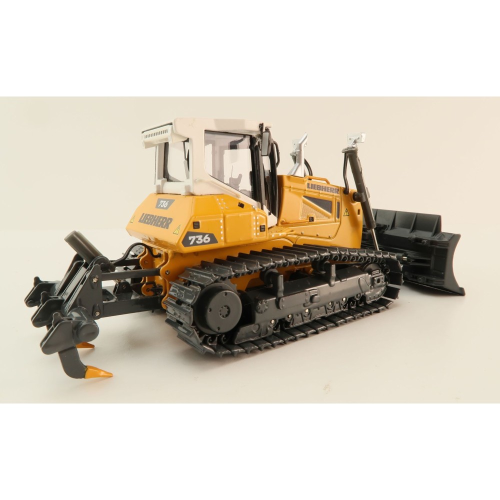 NZG 10101 Liebherr PR 736 G8 Litronic Crawler Tractor with Ripper New 2023 - Scale 1:50 