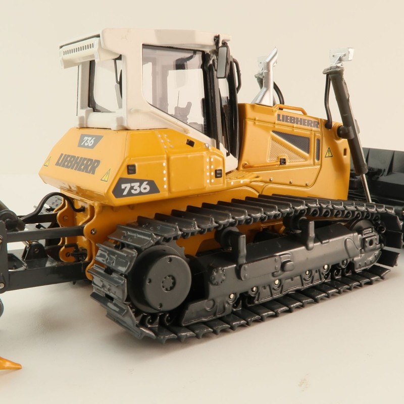 NZG 10101 Liebherr PR 736 G8 Litronic Crawler Tractor with Ripper New 2023 - Scale 1:50 