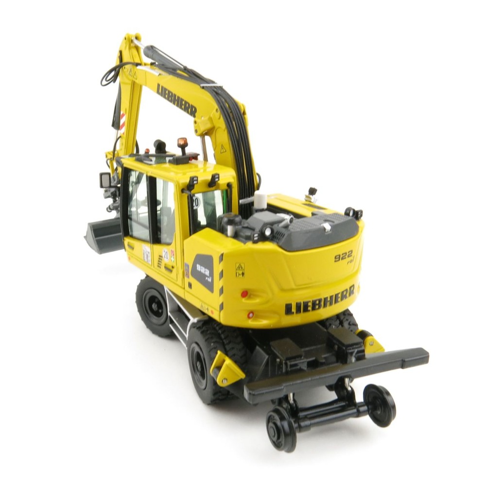 NZG 1011 Liebherr A922 Rail Litronic Two-Way Hydraulic Mobile Wheeled Excavator New 2021 - Scale 1:50