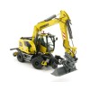 NZG 1011 Liebherr A922 Rail Litronic Two-Way Hydraulic Mobile Wheeled Excavator New 2021 - Scale 1:50