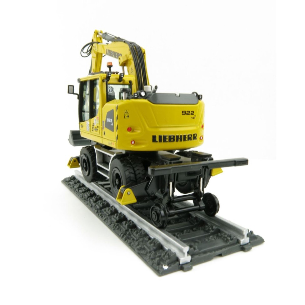 NZG 1011 Liebherr A922 Rail Litronic Two-Way Hydraulic Mobile Wheeled Excavator New 2021 - Scale 1:50