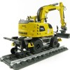 NZG 1011 Liebherr A922 Rail Litronic Two-Way Hydraulic Mobile Wheeled Excavator New 2021 - Scale 1:50