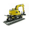 NZG 1011 Liebherr A922 Rail Litronic Two-Way Hydraulic Mobile Wheeled Excavator New 2021 - Scale 1:50