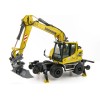 NZG 1011 Liebherr A922 Rail Litronic Two-Way Hydraulic Mobile Wheeled Excavator New 2021 - Scale 1:50