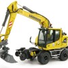 NZG 1011 Liebherr A922 Rail Litronic Two-Way Hydraulic Mobile Wheeled Excavator New 2021 - Scale 1:50