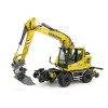 NZG 1011 Liebherr A922 Rail Litronic Two-Way Hydraulic Mobile Wheeled Excavator New 2021 - Scale 1:50