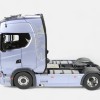 NZG 1026/26 - Scania V8 730S 4x2 Prime Mover White with Greif Logo and Lohr Car Transporter Fictionblue - Scale 1:18