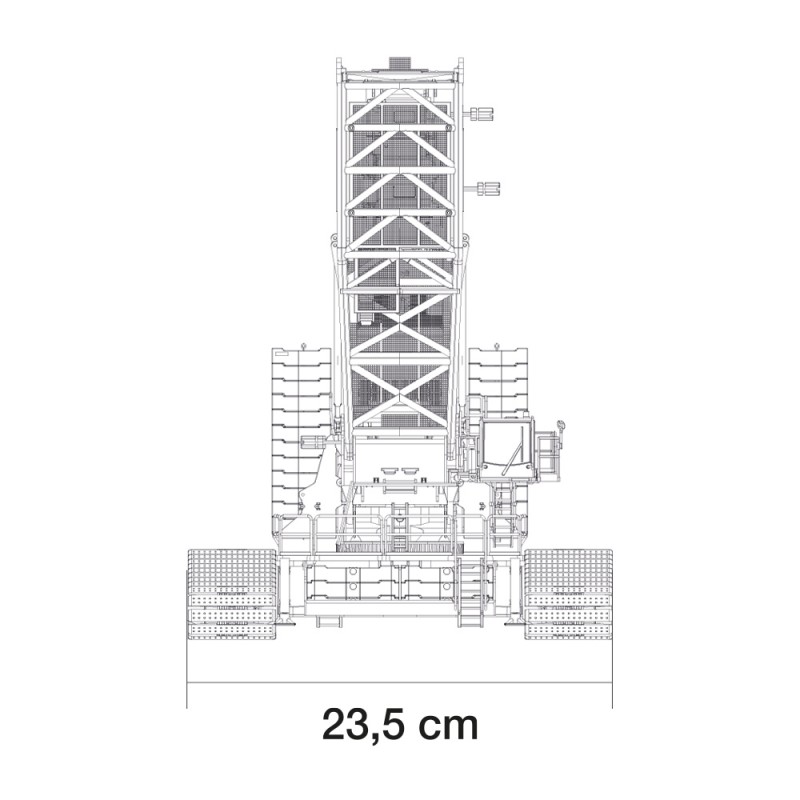 NZG 1029 Liebherr LR11000 SL8F2 Large Crawler Crane Bauma 2022 - Scale 1:50