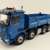 NZG 1066/02 Mercedes Benz AROCS 8x4 Meiller Dump Truck Blue - Scale 1:50