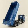 NZG 1066/02 Mercedes Benz AROCS 8x4 Meiller Dump Truck Blue - Scale 1:50