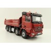 NZG 1066/10 Mercedes Benz AROCS 8x4 Meiller Dump Truck Red Metallic - Scale 1:50