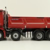 NZG 1066/10 Mercedes Benz AROCS 8x4 Meiller Dump Truck Red Metallic - Scale 1:50
