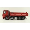 NZG 1066/10 Mercedes Benz AROCS 8x4 Meiller Dump Truck Red Metallic - Scale 1:50