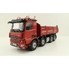 NZG 1066/10 Mercedes Benz AROCS 8x4 Meiller Dump Truck Red Metallic - Scale 1:50