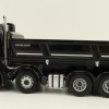 NZG 1066/50 Mercedes Benz AROCS 8x4 Meiller Dump Truck Black - Scale 1:50