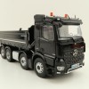NZG 1066/50 Mercedes Benz AROCS 8x4 Meiller Dump Truck Black - Scale 1:50